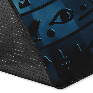 Eye of Horus Mandala - Blue | Rug | Mandalazed