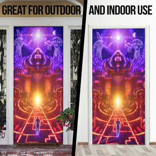 Walking to the Source Door Sock | Salvia Droid