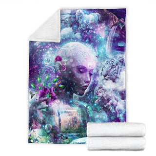 Cosmic Consciousness | Premium Microfleece Blanket | Cameron Gray