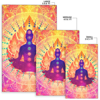 Sunrise Meditation | Floor Rug | Cameron Gray