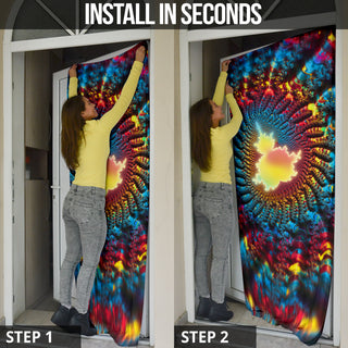 Mandelbrot Buddha: Fractal Meditation | Door Sock | Makroverset