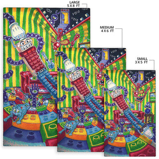 ACCORDIAN BOY RUG | SALVIA DROID