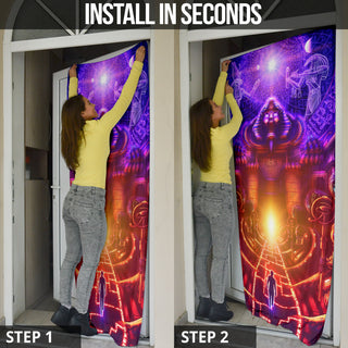 Walking to the Source Door Sock | Salvia Droid