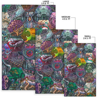 Hex Worlds 1 Rug | James Fletcher