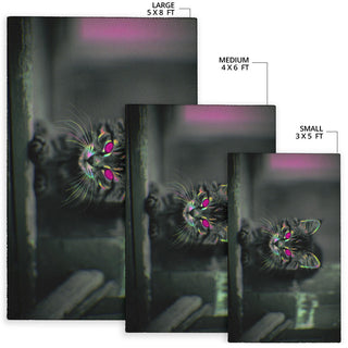 Psy Kitty 2 |  Rug | Hubert Solczynski