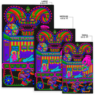 SLAVE TO THE WHEEL | RUG | SALVIADROID