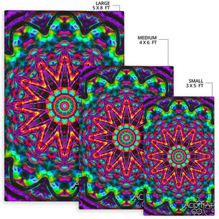 Rainbow Burst Area Rug | IMRAN