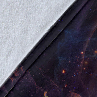 Connected To Source | Premium Microfleece Blanket | Cameron Gray