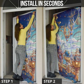 The Star of a New Day Door Sock | Marcelo Germana