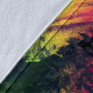 Fractalscape Sunrise | Microfleece Blanket | Makroverset