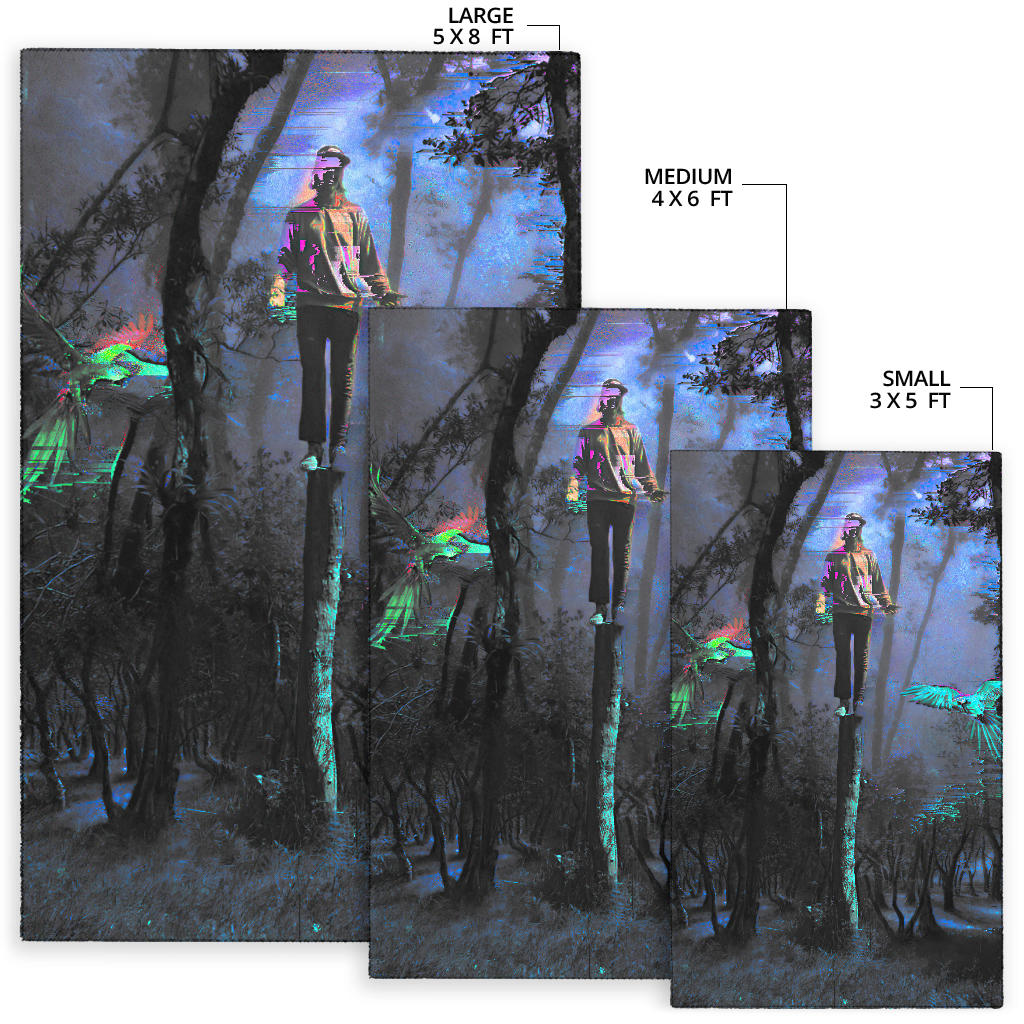 Glitch Forest Rug | Hubert S