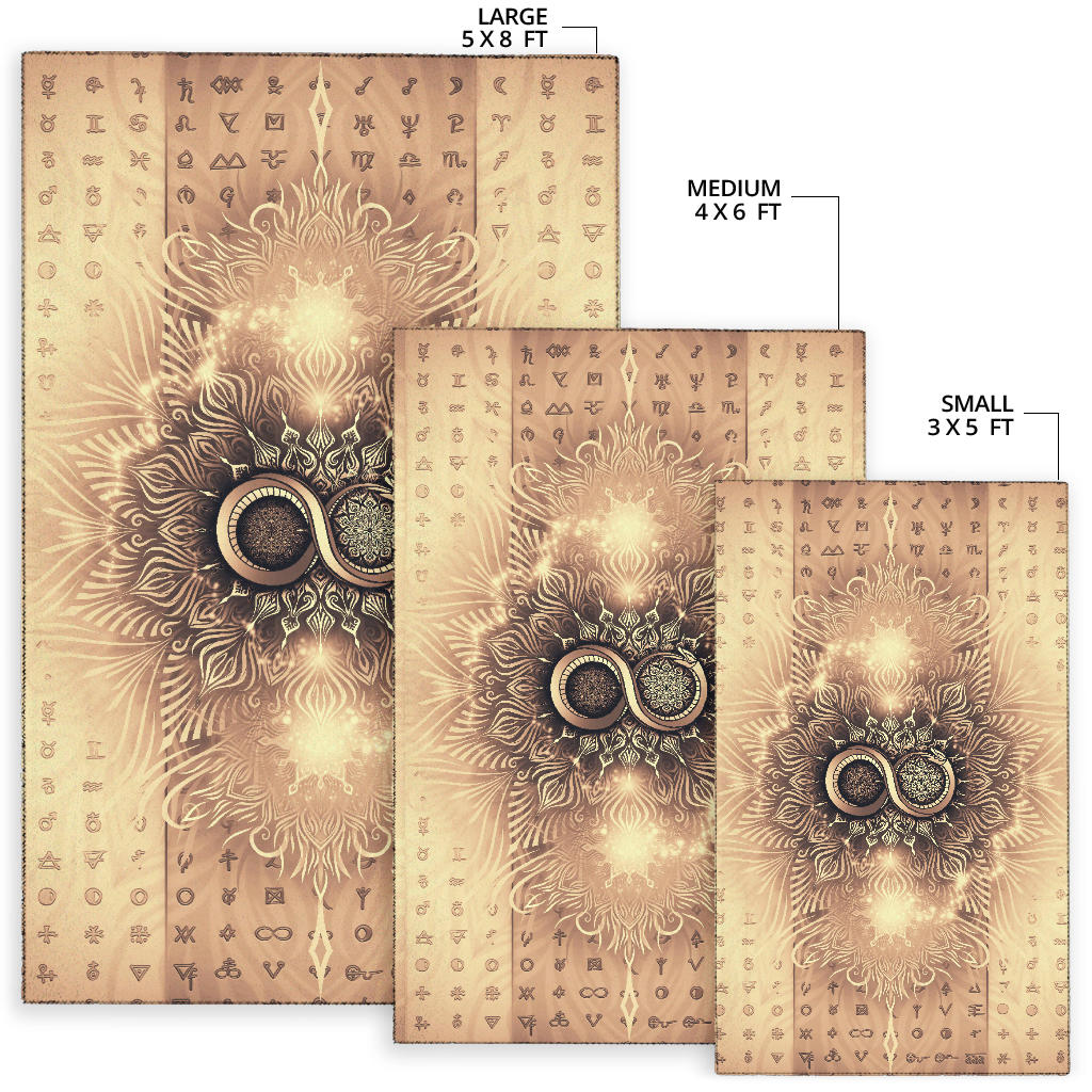 Snake of Infinity | Rug | Mandalazed