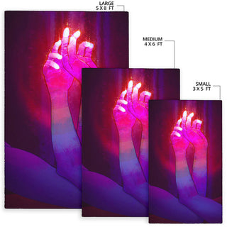 HANDS TOUCHING RUG | PHAZED