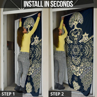 GEOMETRIC GOLD DOOR SOCK | MIL ET UNE