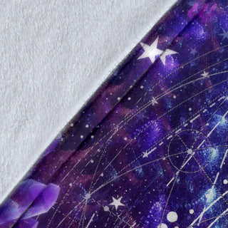 Balanced Self | Premium Microfleece Blanket | Cameron Gray