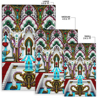 Ganesha Architecture Rug | Salvia Droid