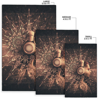 Endless Power of Music Mandala | Rug | Mandalazed