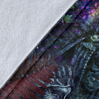 Gratitude For The Earth And Sky | Premium Microfleece Blanket | Cameron Gray