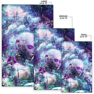 Discovering The Cosmic Consciousness | Floor Rug | Cameron Gray