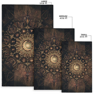 Zodiac Calendar Mandala - Earth | Rug | Mandalazed