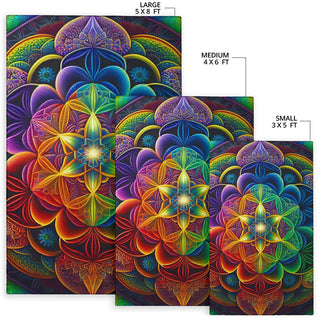 FLOWER LIFE RUG | ACIDMATH GUY