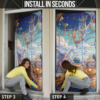 The Star of a New Day Door Sock | Marcelo Germana