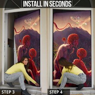 Biopunk Romance Door Sock | Michael Garfield