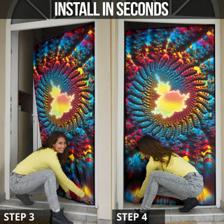 Mandelbrot Buddha: Fractal Meditation | Door Sock | Makroverset