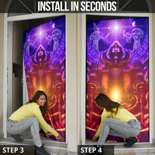 Walking to the Source Door Sock | Salvia Droid