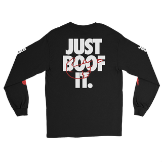 Just Boof It (white print) | Long Sleeve Cotton Shirt | ALGA