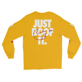 Just Boof It (white print) | Long Sleeve Cotton Shirt | ALGA