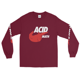 Just Boof It (white print) | Long Sleeve Cotton Shirt | ALGA