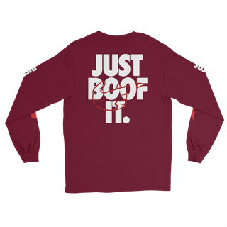 Just Boof It (white print) | Long Sleeve Cotton Shirt | ALGA