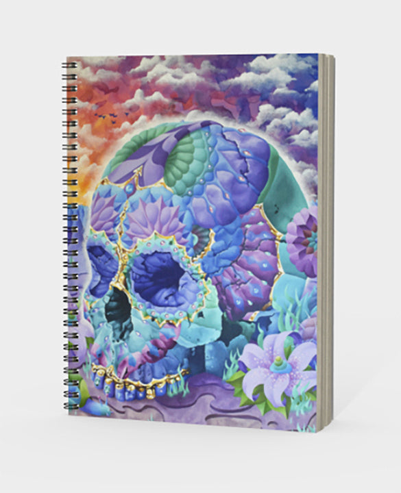 Jeweled Skull | Spiral Notebook | Dylan Thomas Brooks