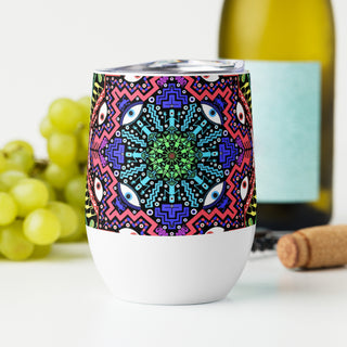 Eternal Hallway Wine tumbler | ALGA Artworks